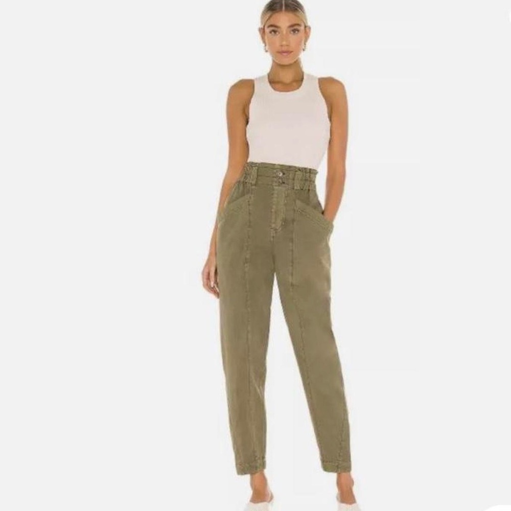 Free People Ready To Run Cinch Waist High Rise Pant Small